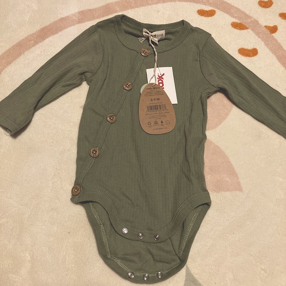 Rabbit & Bear Organic Bodysuit 6-9m